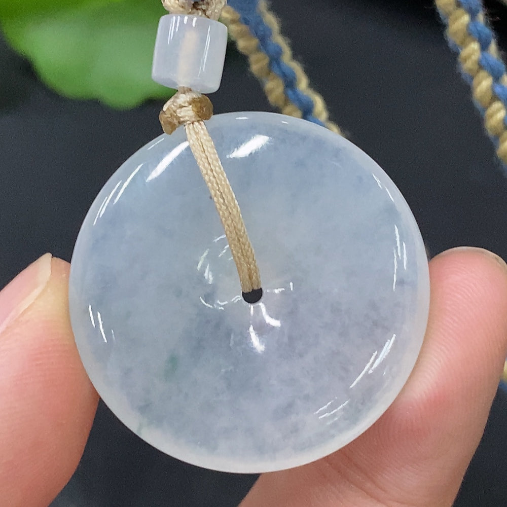 Jadeite Pendant About Peace Buckle | Huiliu Certified