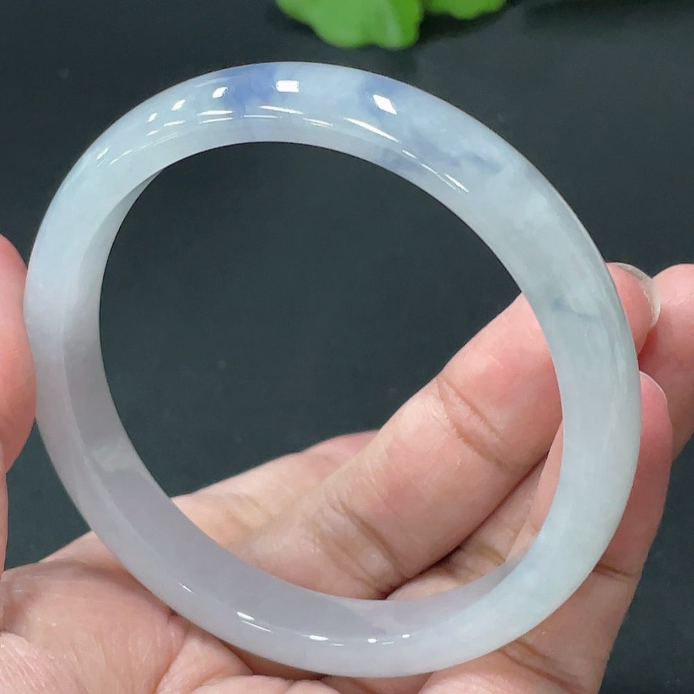 Jadeite Regular Round Bangle 54.5 Inner Diameter Total Weight 34.930g