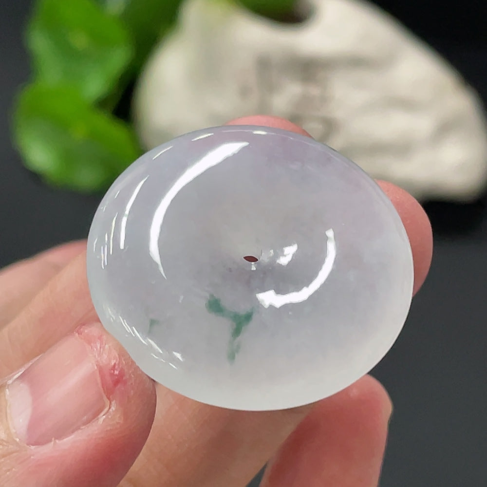 Jadeite Pendant Peace Knot Total Weight Approx. 12.59g