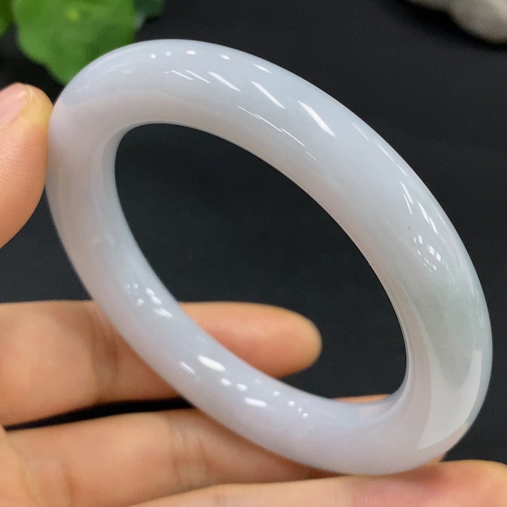 Jadeite Round Bangle Size 53.7 Total Weight 61.412g