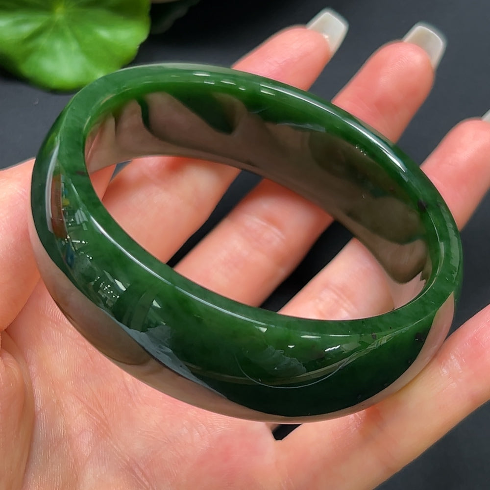 Hetian Jade Jasper Round Bracelet