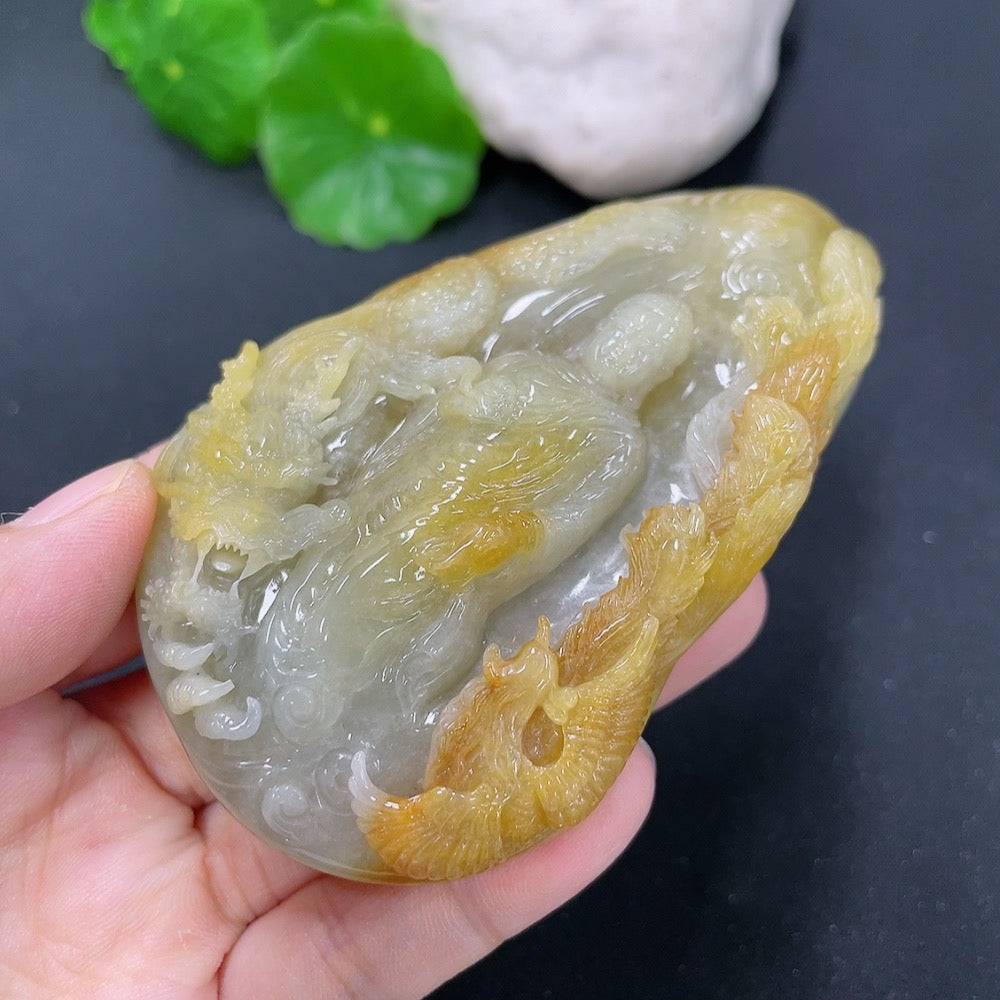 Jadeite Pendant Buddha Amulet