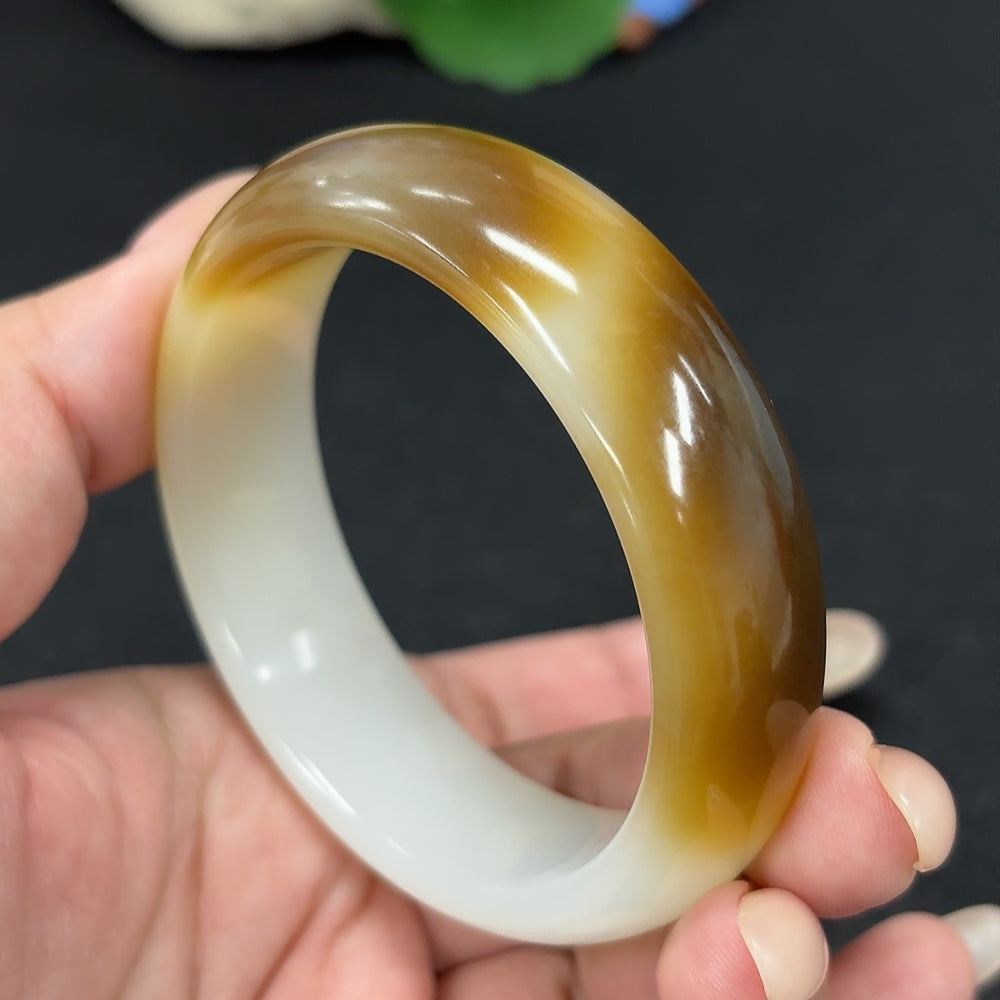 Hetian Jade Round Bracelet