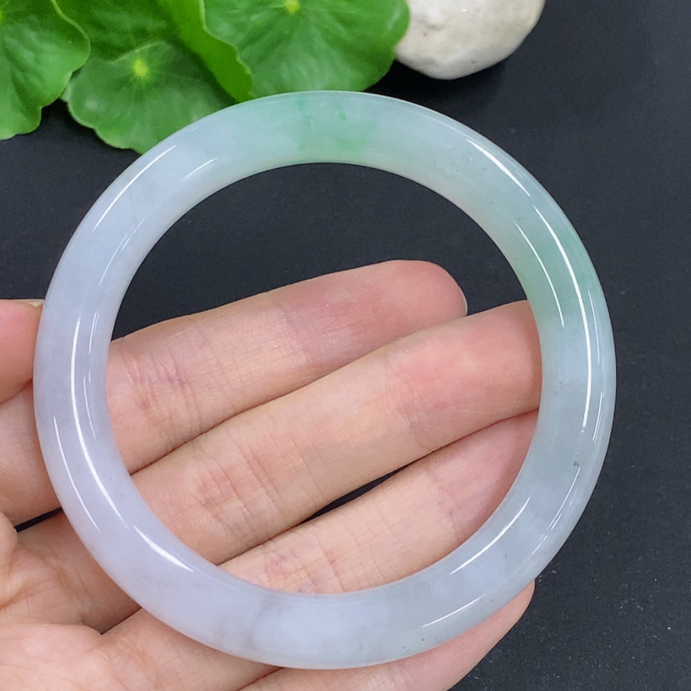 Jadeite Round Bangle Size 55.3 Total Weight Approx. 46.7g