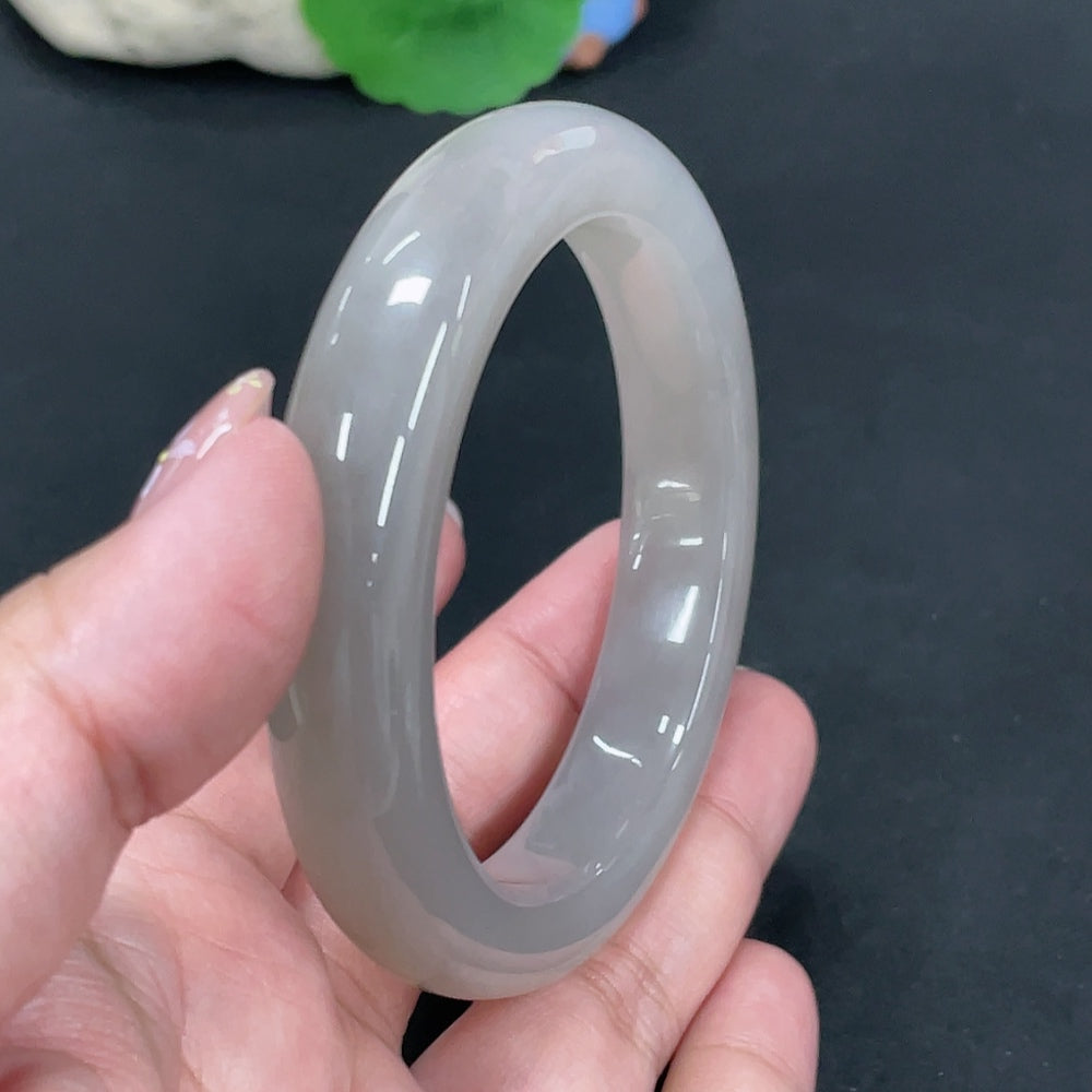 Hetian Jade Round Bracelet Size 57.2 Total Weight Approx. 65.5g