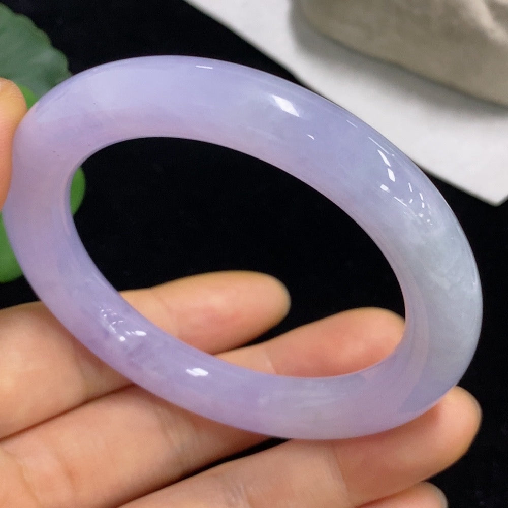 Jadeite Round Bangle Size 52.6 Total Weight Approx. 51.26g