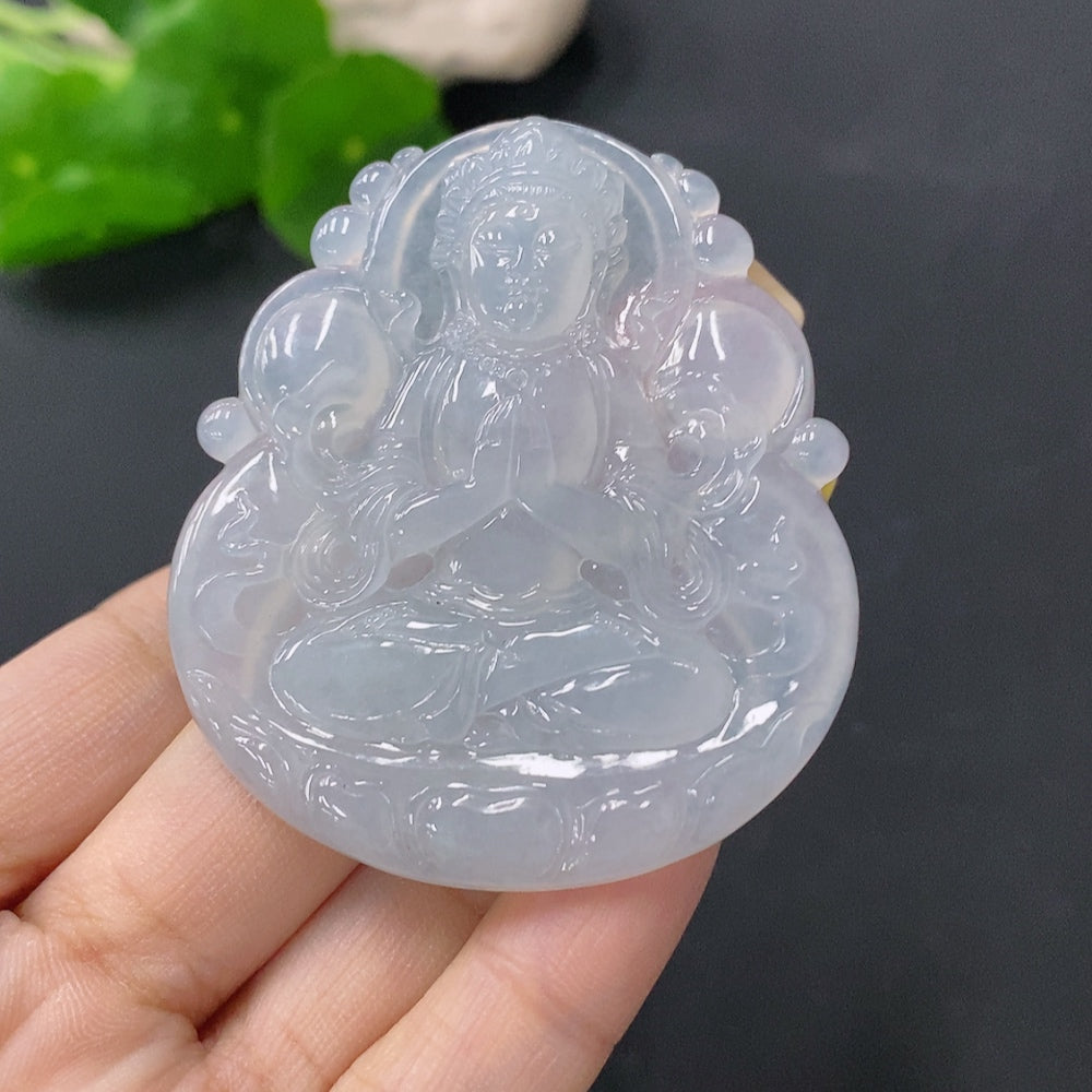 Jadeite Pendant Tara Total Weight Approx. 25.34g