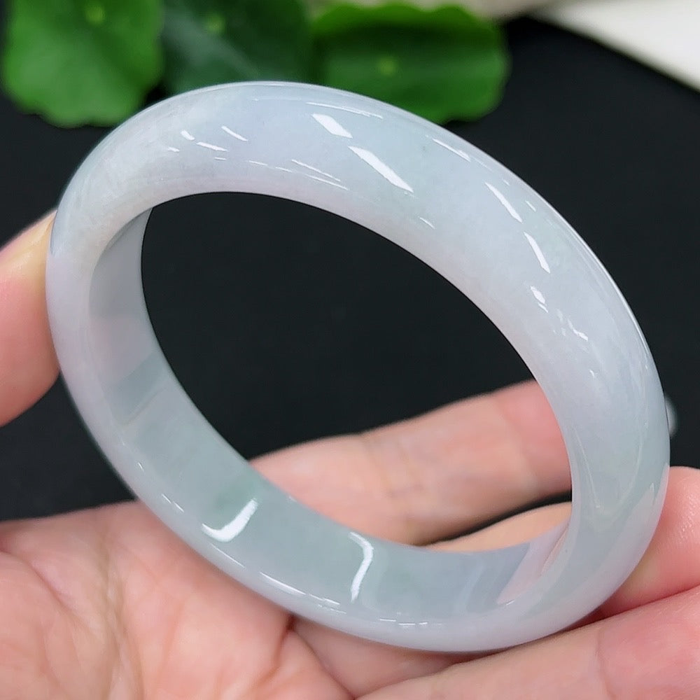 Jadeite Round Bangle Size 56.7 Total Weight Approx. 55.23g