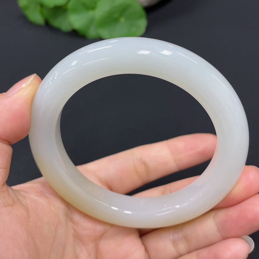 Hetian Jade Round Bracelet
