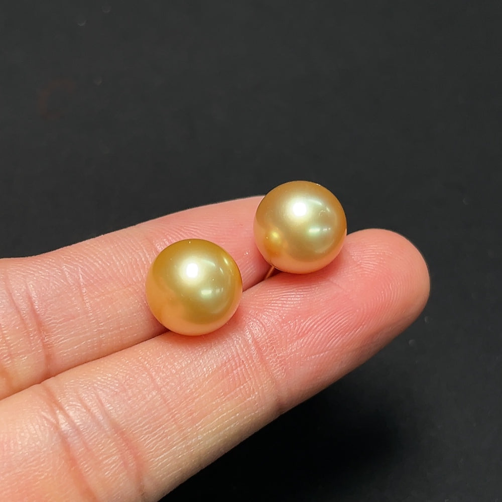 Saltwater Pearl Earrings 18K Gold