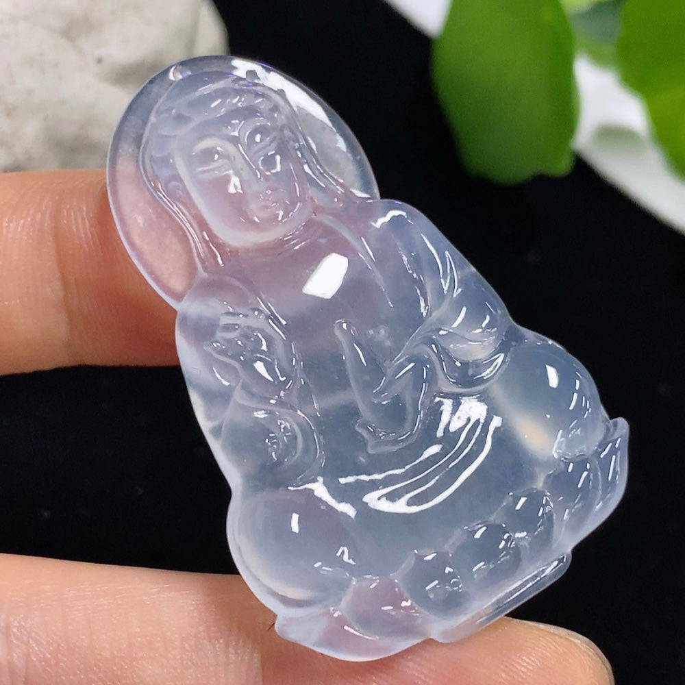 Jadeite Pendant Guanyin
