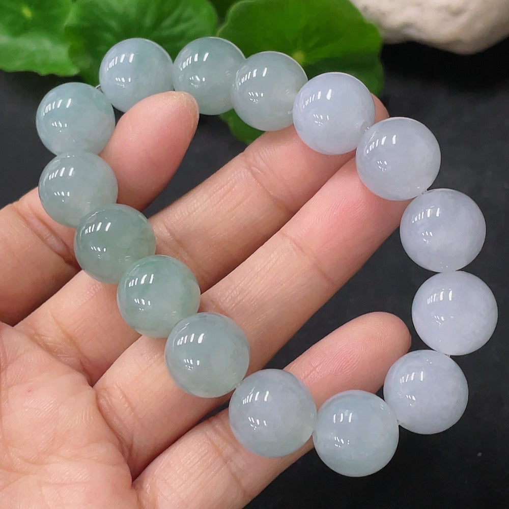 Jadeite Bracelet Approx.12.3mm Total Weight Approx.47.35g