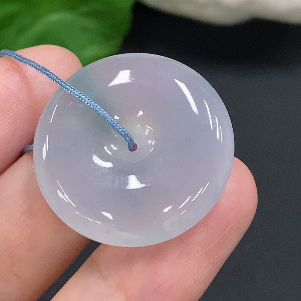 Jadeite Safety Pendant Total Weight Approx. 8.9g