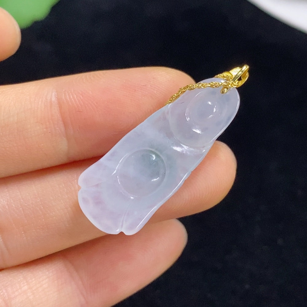 Jadeite Buddha Pendant 18k Total Weight Approx. 3.54g (Incl. Chain)