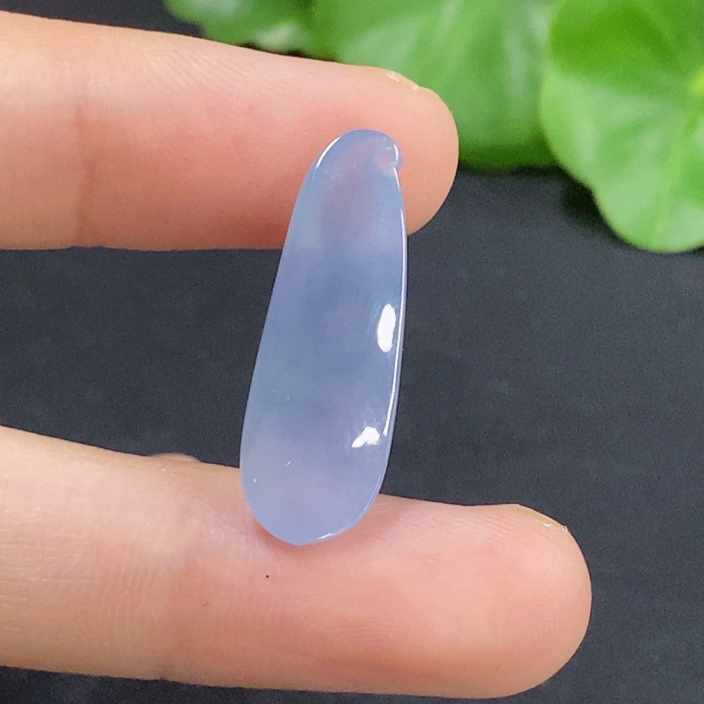 Jadeite Lucky Bean Inlay Piece