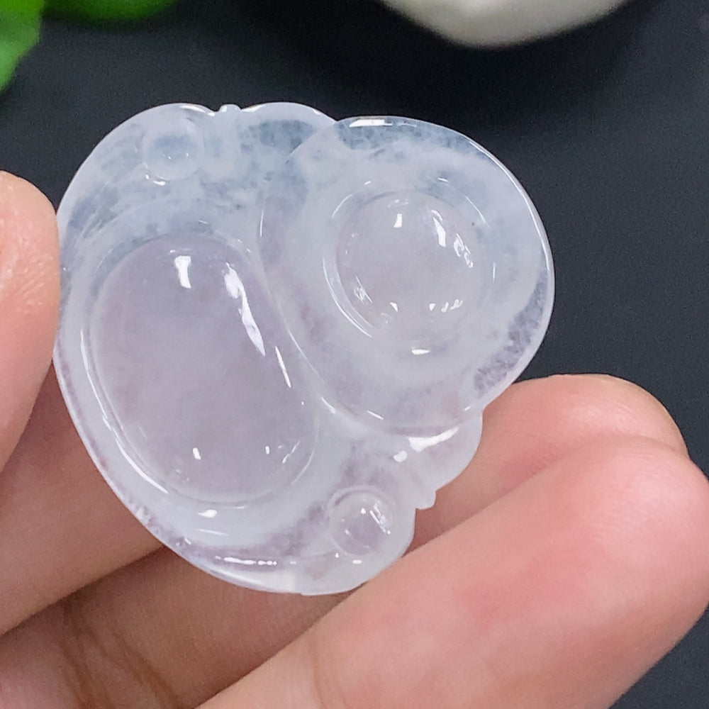 Jadeite Pendant Buddha, Total Weight Approx. 9.3g