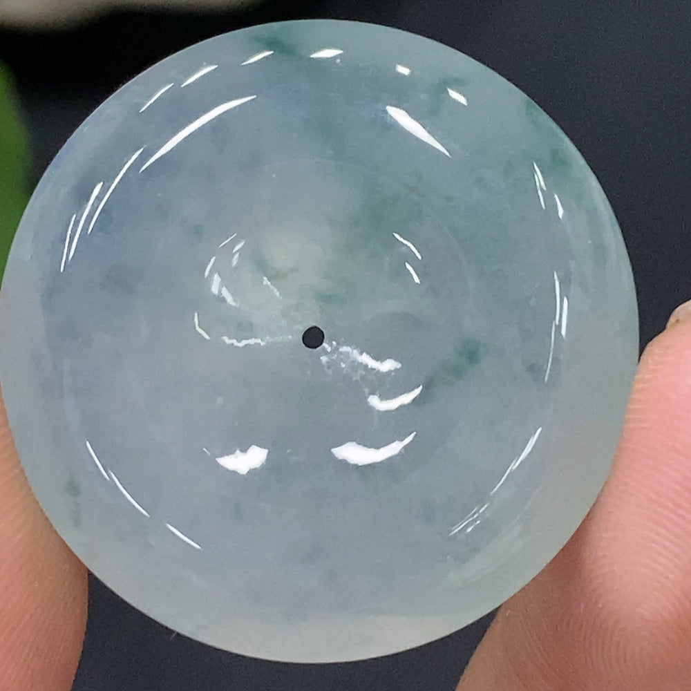 Jadeite Pendant Peace Knot Total Weight Approx. 10.25g