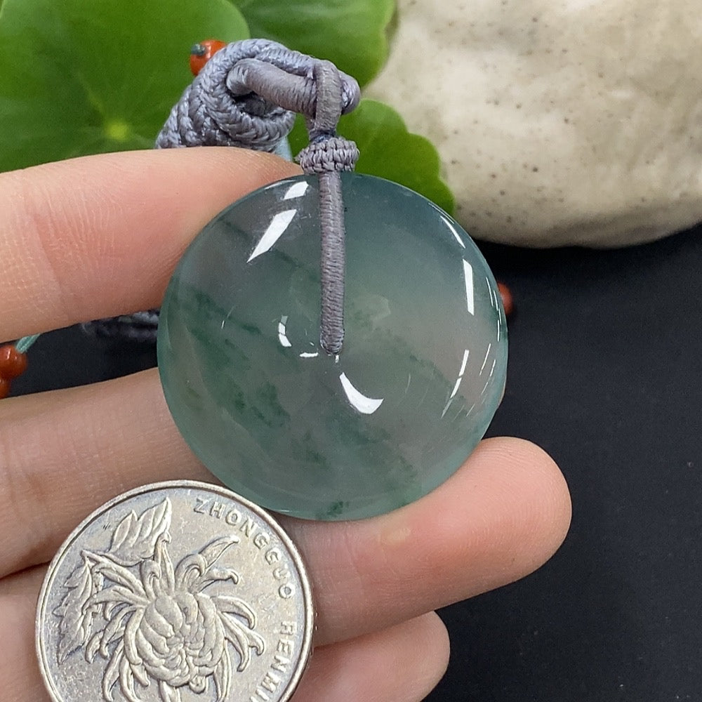 Jadeite Peace Knot Pendant Total Weight Approx. 13.62g