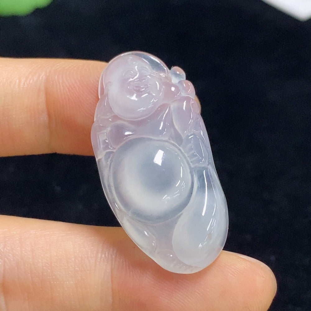 Jadeite Buddha Pendant Total Weight Approx. 5.23g
