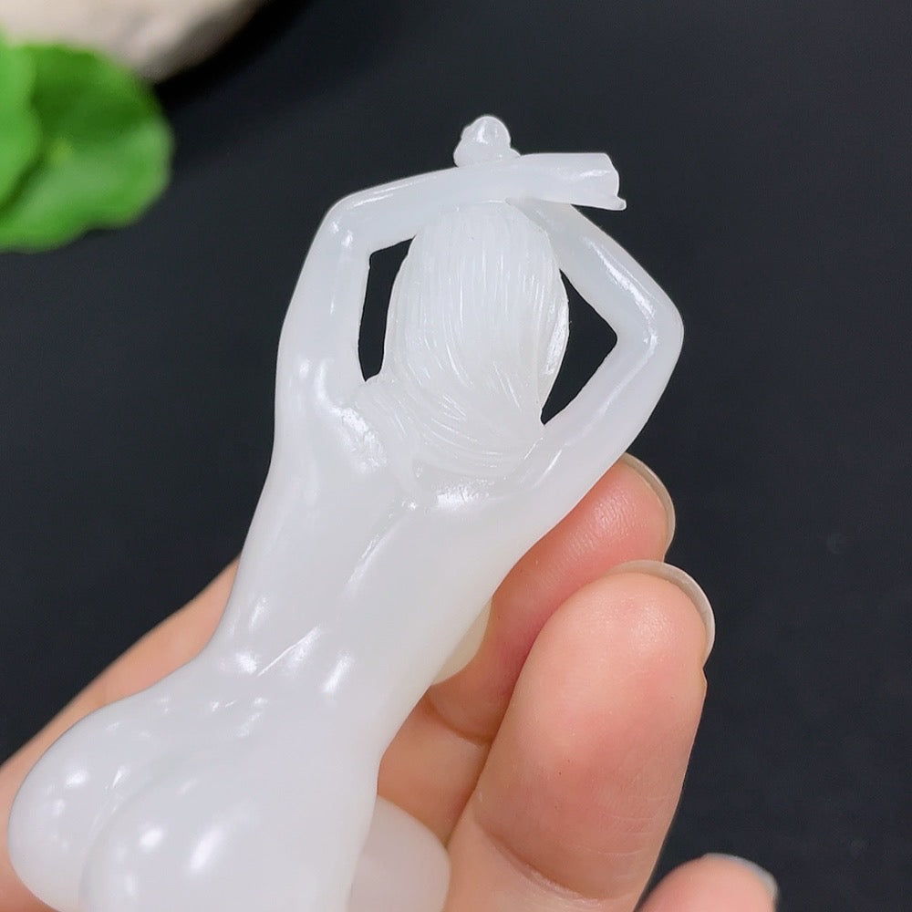 Hetian Jade Pendant "National Beauty and Heavenly Fragrance"