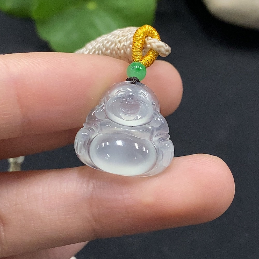 Jadeite Buddha Pendant Total weight about 3.55g