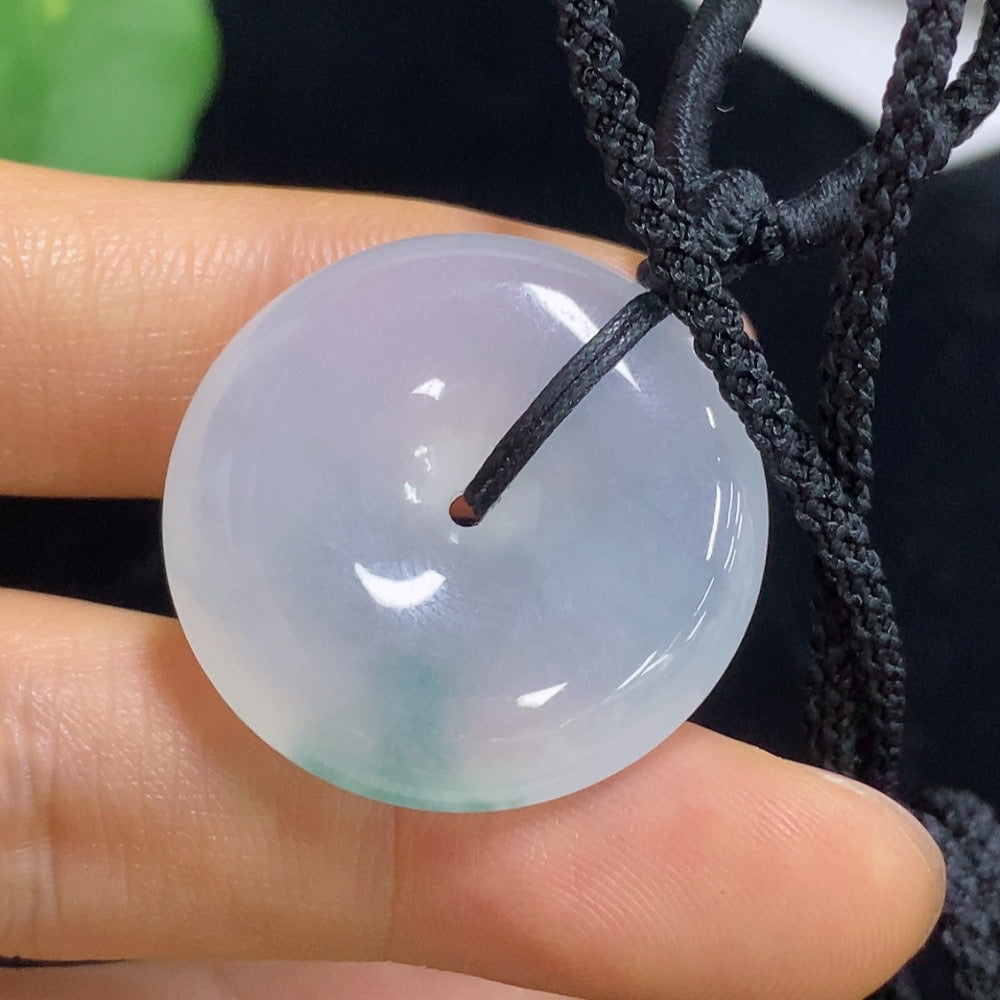 Jadeite Peace Knot Pendant Total Weight Approx. 11.1g (including rope weight)