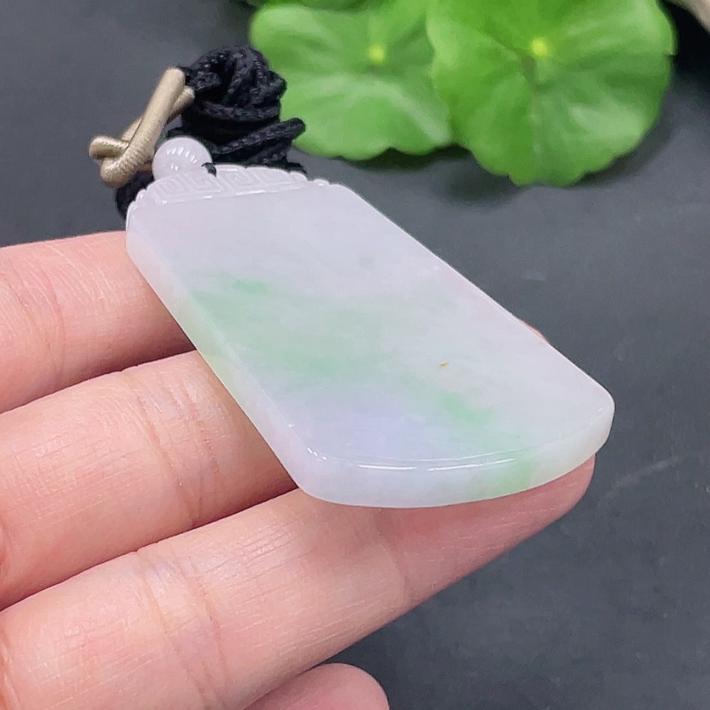 Antique-style Jadeite Pendant Total Weight Approx. 28.39g