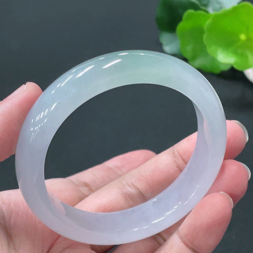 Jadeite Round Bracelet Total Weight Approx. 52.6g Size 53.6
