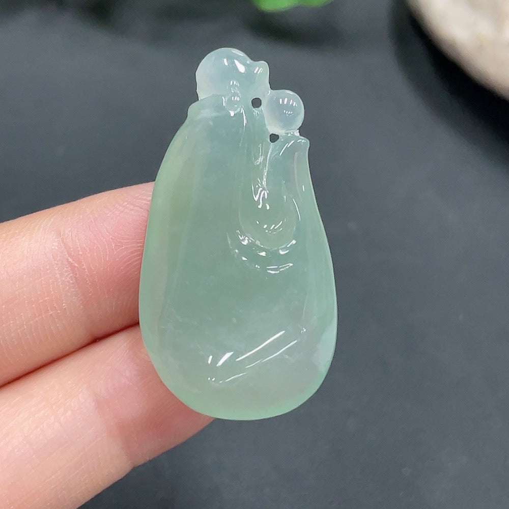 Jadeite Pendant Enlightenment Total Weight Approx. 10.79g