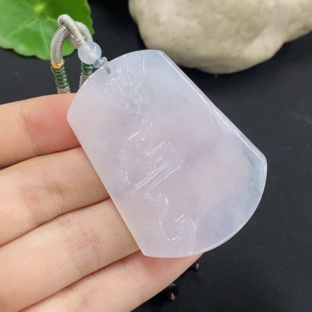 Jadeite Antique Pendant Total Weight Approx. 25.67g