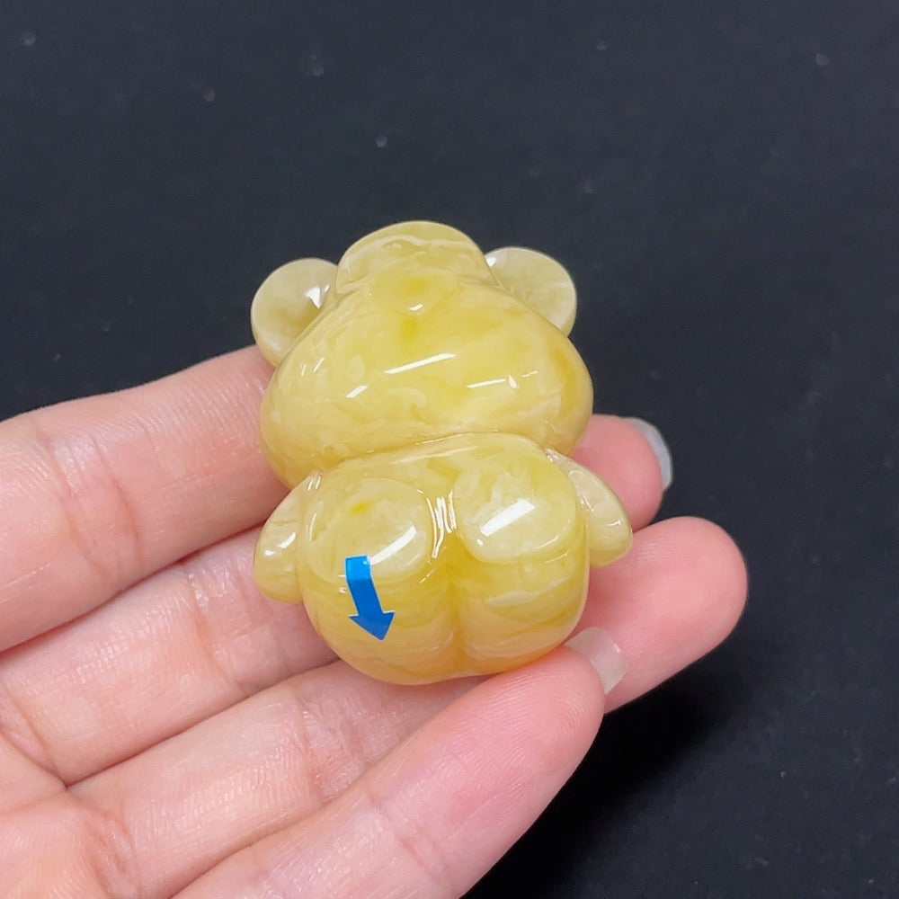 Opaque Amber Jewelry, Partial Repairs Visible