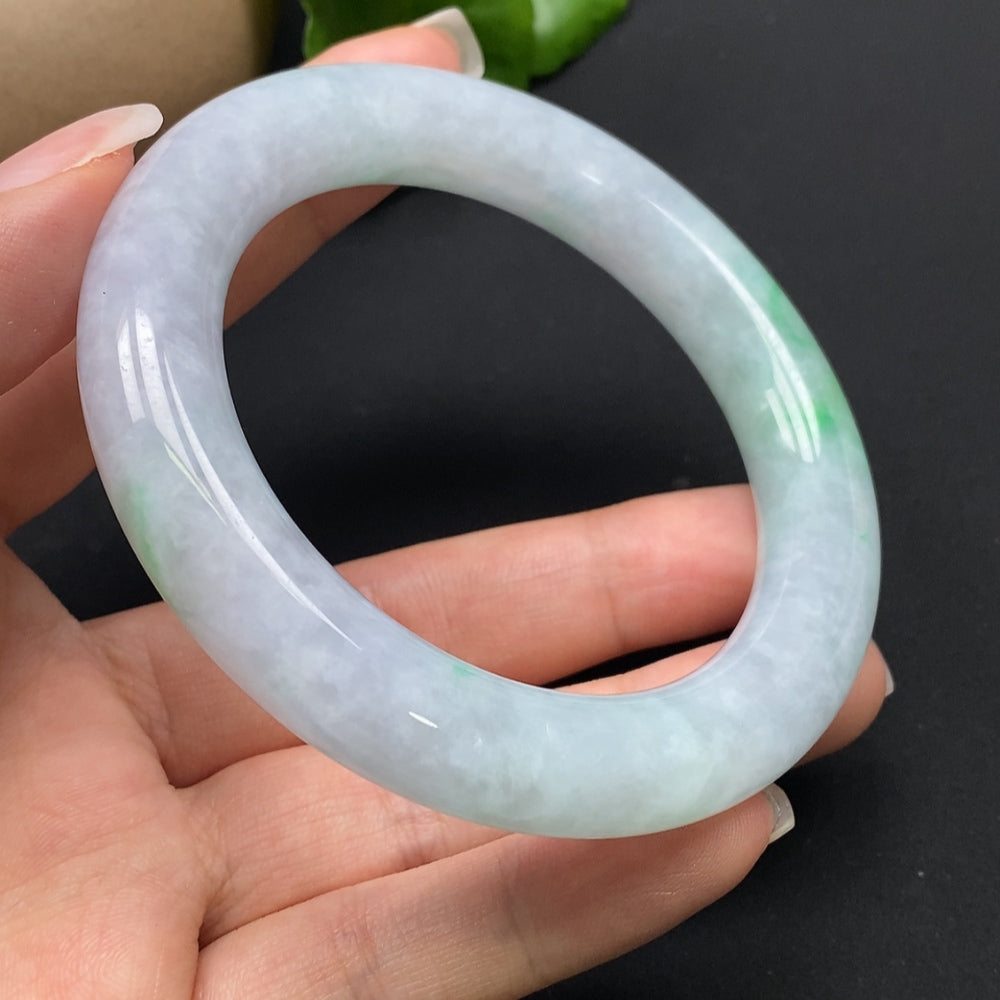 Jadeite Round Bangle Size 56.6 Total Weight Approx. 74.52g