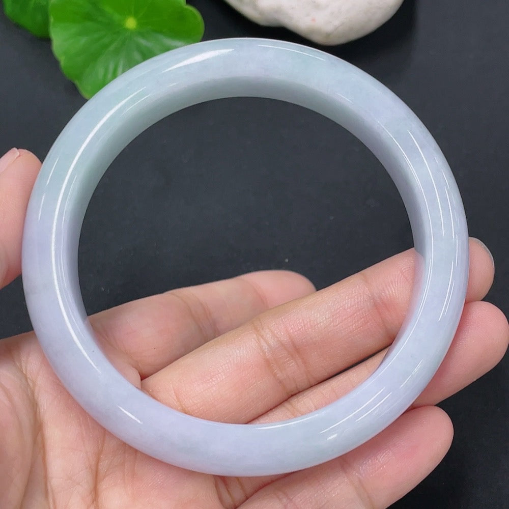 Jadeite Round Bracelet Size 58.8mm Total Weight Approx. 63.2g