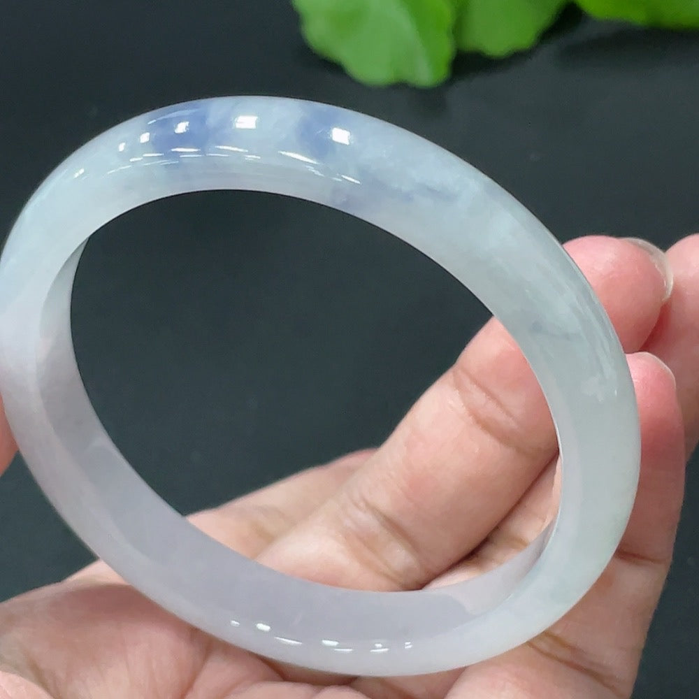 Jadeite Regular Round Bangle 54.5 Inner Diameter Total Weight 34.930g
