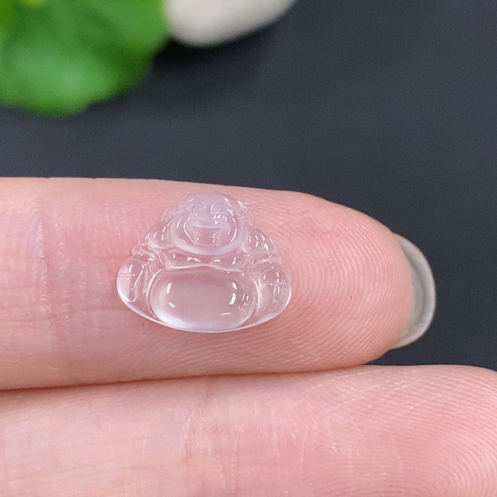Jadeite Buddha Inlay Piece Total Weight Approx. 0.4g
