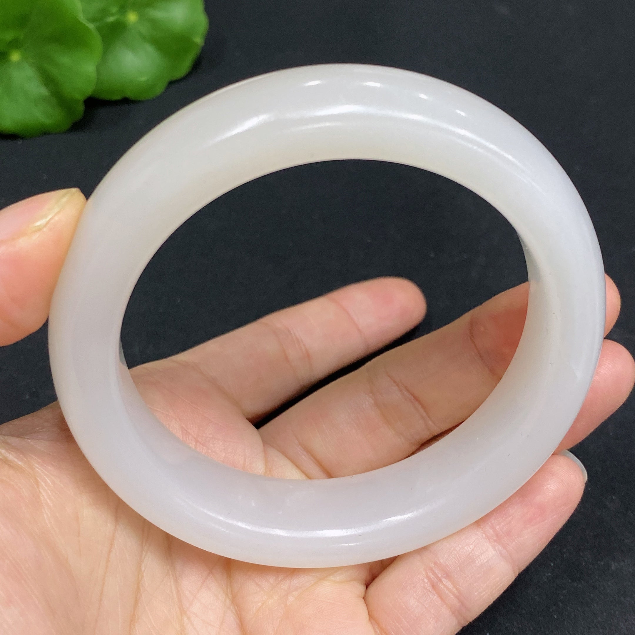 Hetian Jade Round Bracelet Size 59 Total Weight Approx. 76.2g