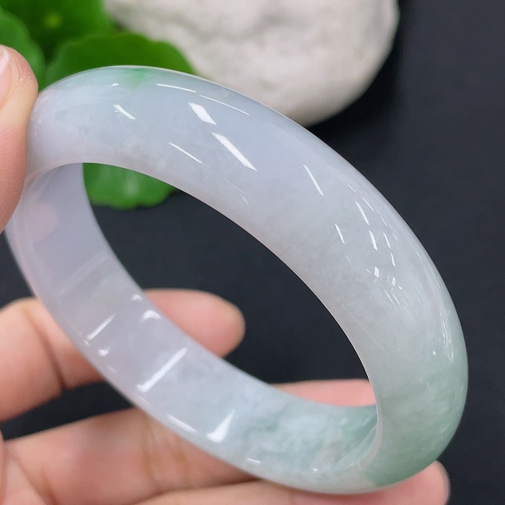 Jadeite Round Bangle Size 54.3 Total Weight Approx. 58g