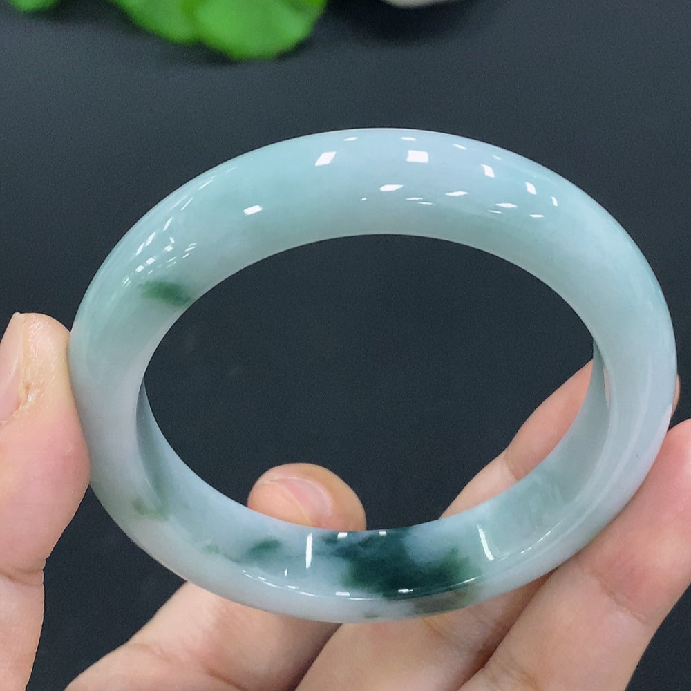 Jadeite Regular Bangle Size 53.9 Total Weight Approx. 56.9g