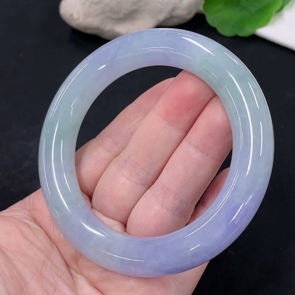 Jadeite Round Bangle Size 57.7 Total Weight Approx. 87.1g