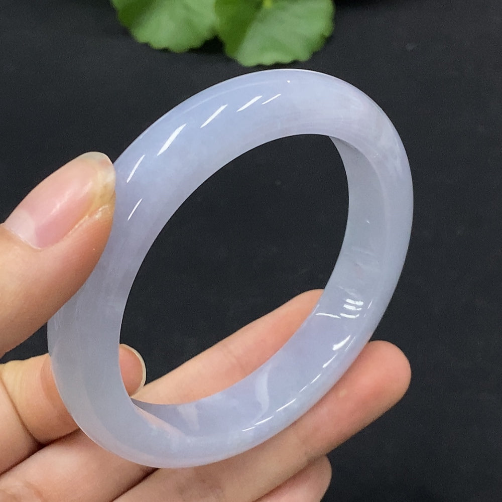 Jadeite Round Bracelet, Total Weight Approx. 61.5g, Size 57