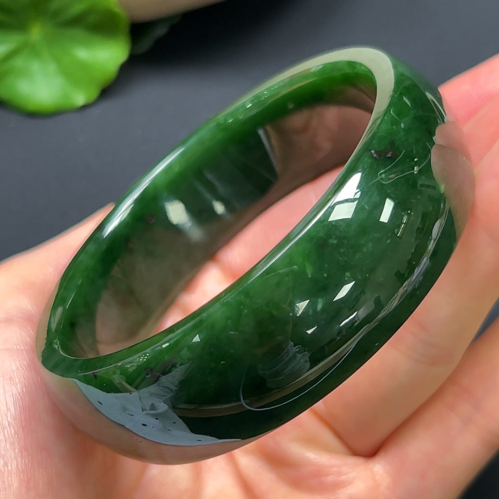 Hetian Jade Jasper Round Bracelet