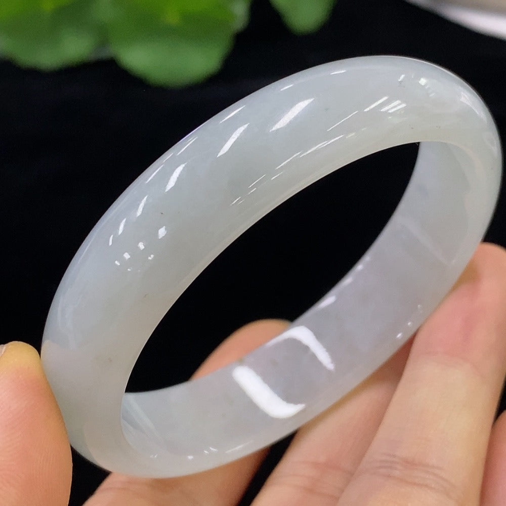 Jadeite Imperial Concubine Bangle Size 56.6/52.5 Total Weight Approx. 45.26g