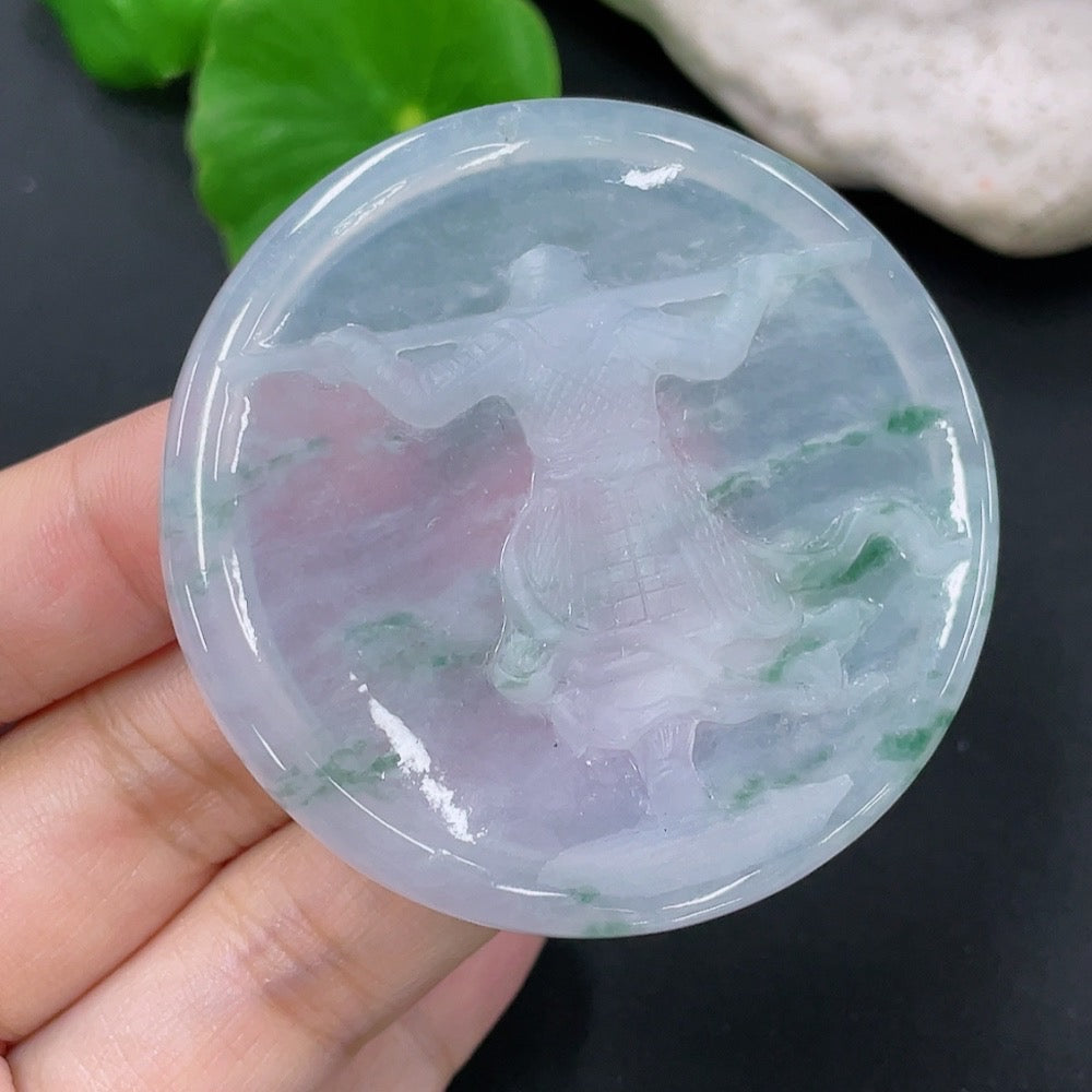 Jadeite Pendant of the Monkey King