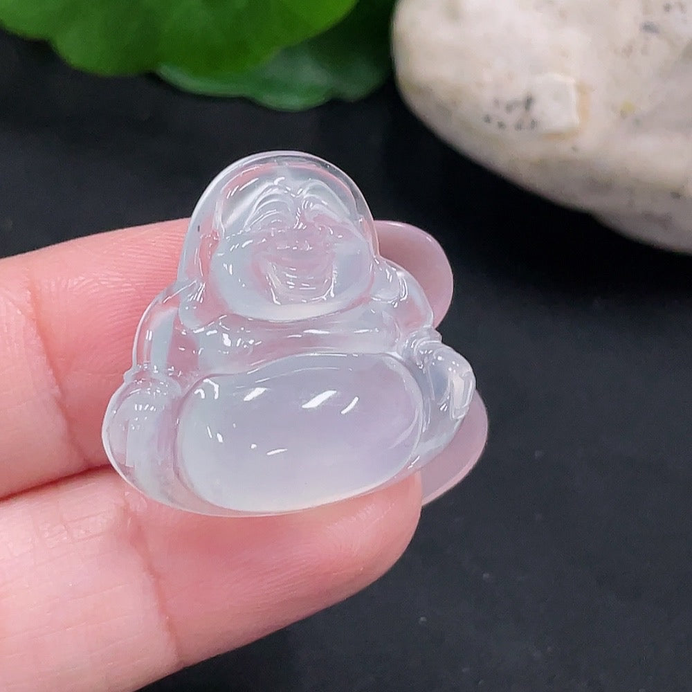 Jadeite Buddha Pendant, Total Weight Approx. 4.9g