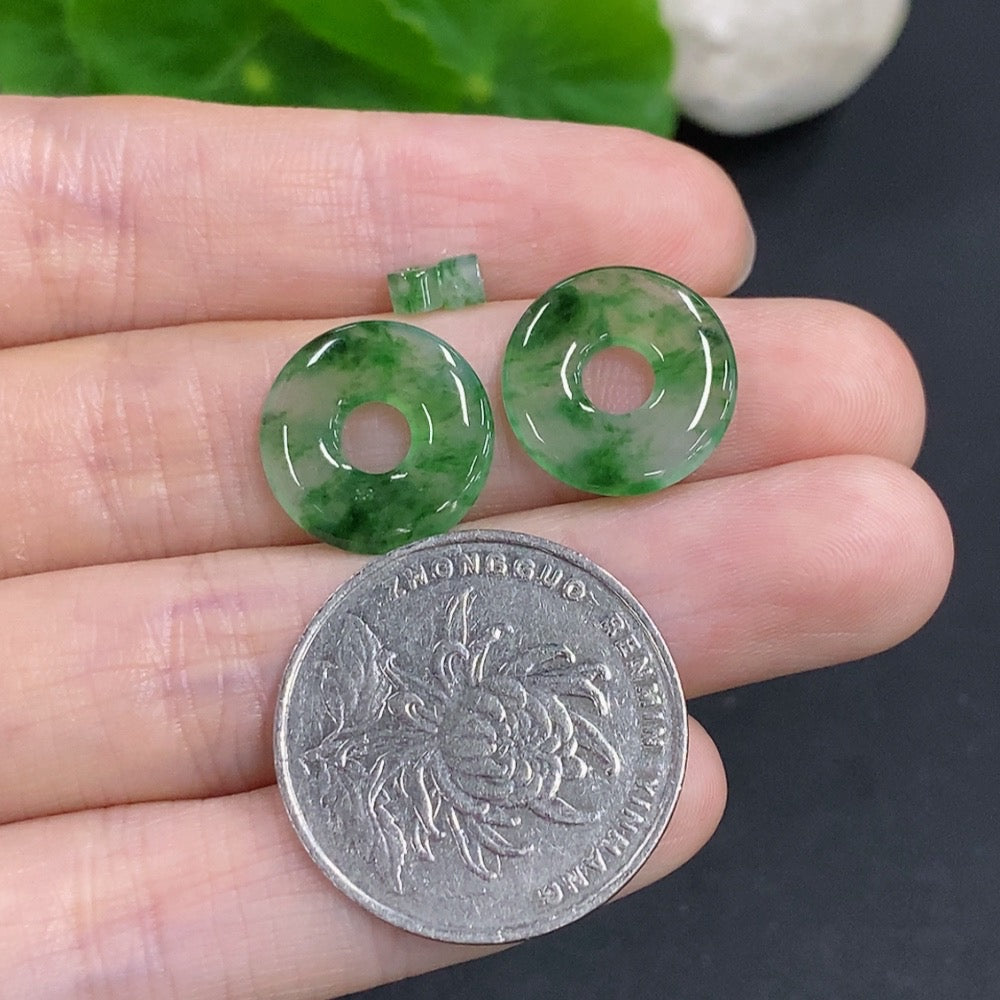 Jadeite Mother-Child Pendant Set Sell as a Lot