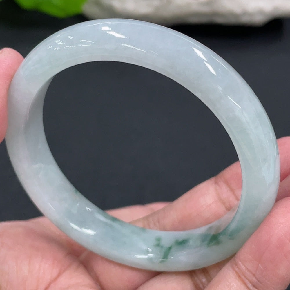 Jadeite Round Bracelet Size 51mm Total Weight Approx. 38.83g