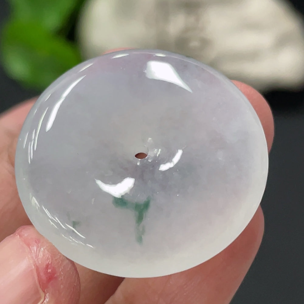 Jadeite Pendant Peace Knot Total Weight Approx. 12.59g
