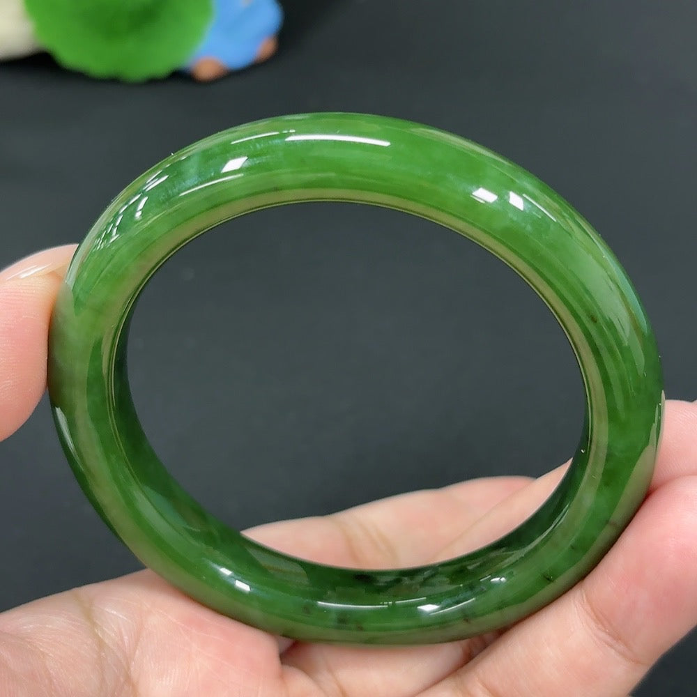Hetian Jade Jasper Round Bracelet
