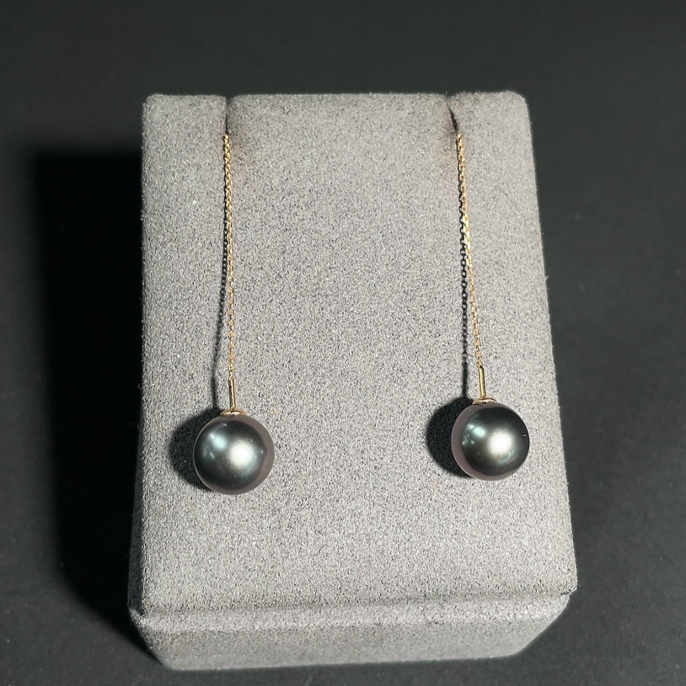 Seawater Pearl Earrings 18k Gold Total Weight Approx. 3.4g Size About 9.7mm