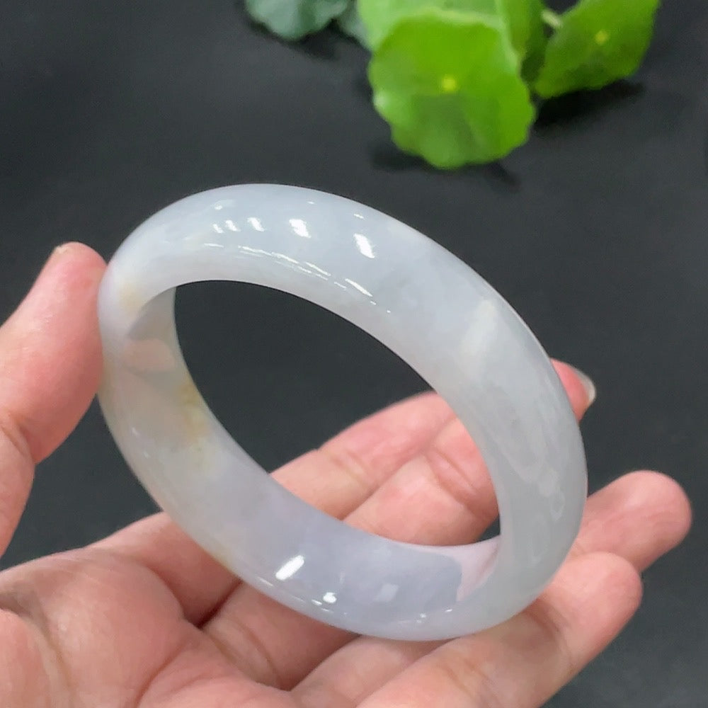 Jadeite Regular Bangle, Size 55.5, Total Weight 66.975g